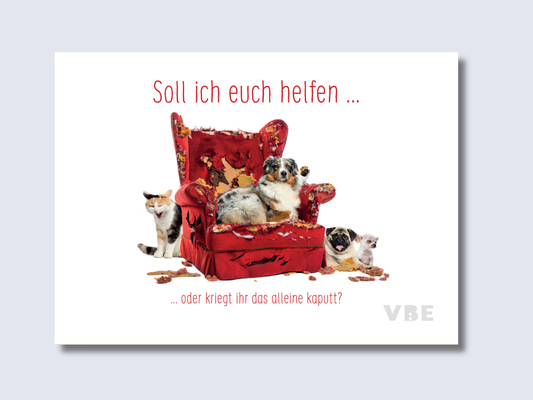 Postkarte Helfen (100 Stück)
