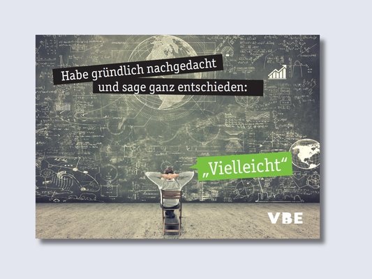 Postkarte Vielleicht (100 Stück)