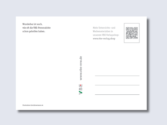 Postkarte Wunderbar (100 Stück)