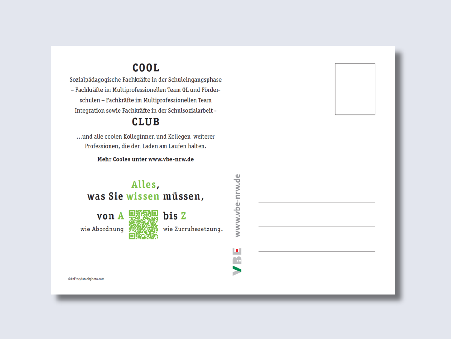 Postkarte Club (100 Stück)