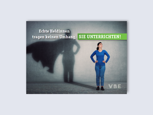 Postkarte Heldinnen (100 Stück)