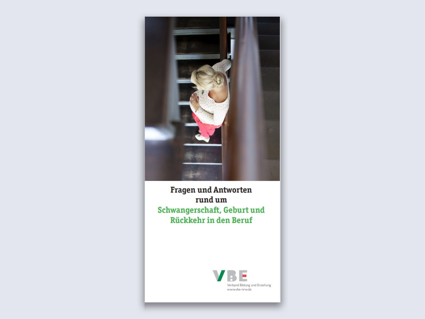 Flyer: Fragen und Antworten rund um Schwangerschaft, Geburt und Rückkehr in den Beruf (50 Stück)