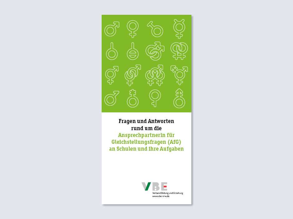 Flyer: Ansprech- partnerin für Gleichstellungs- fragen (AfG) 50 Stück
