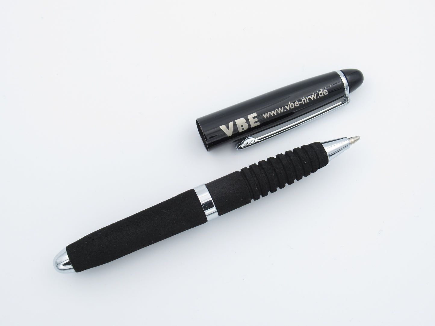 Kugelschreiber schwarz/Chrom