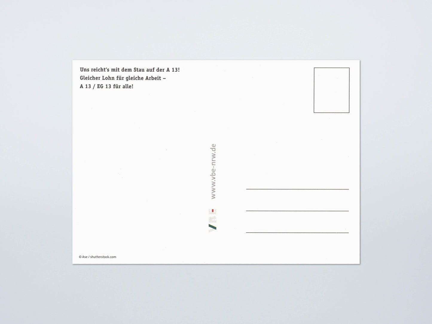 Postkarte Schaukeln! (100 Stück)