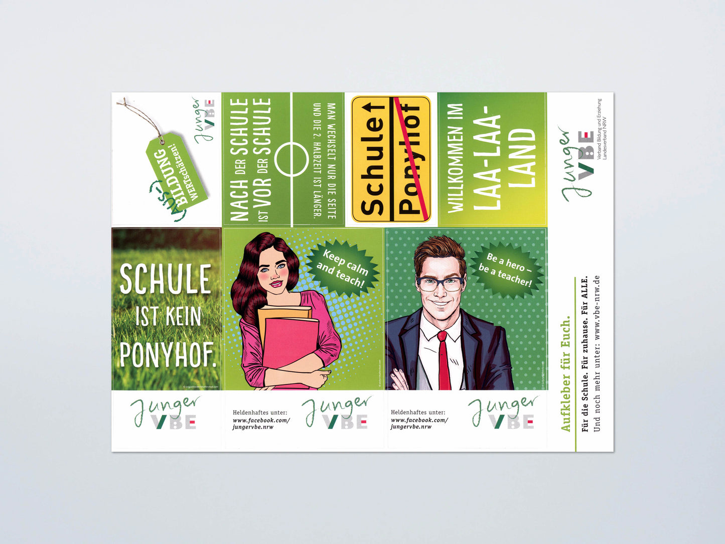 Aufkleberbogen 1 JVBE (100 Stück)