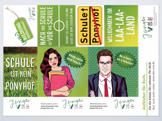 Aufkleberbogen 1 JVBE (100 Stück)