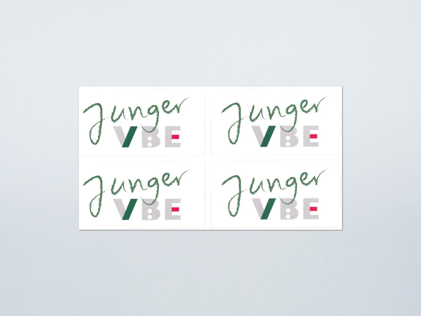 Aufkleberbogen 2 JVBE (100 Stück)