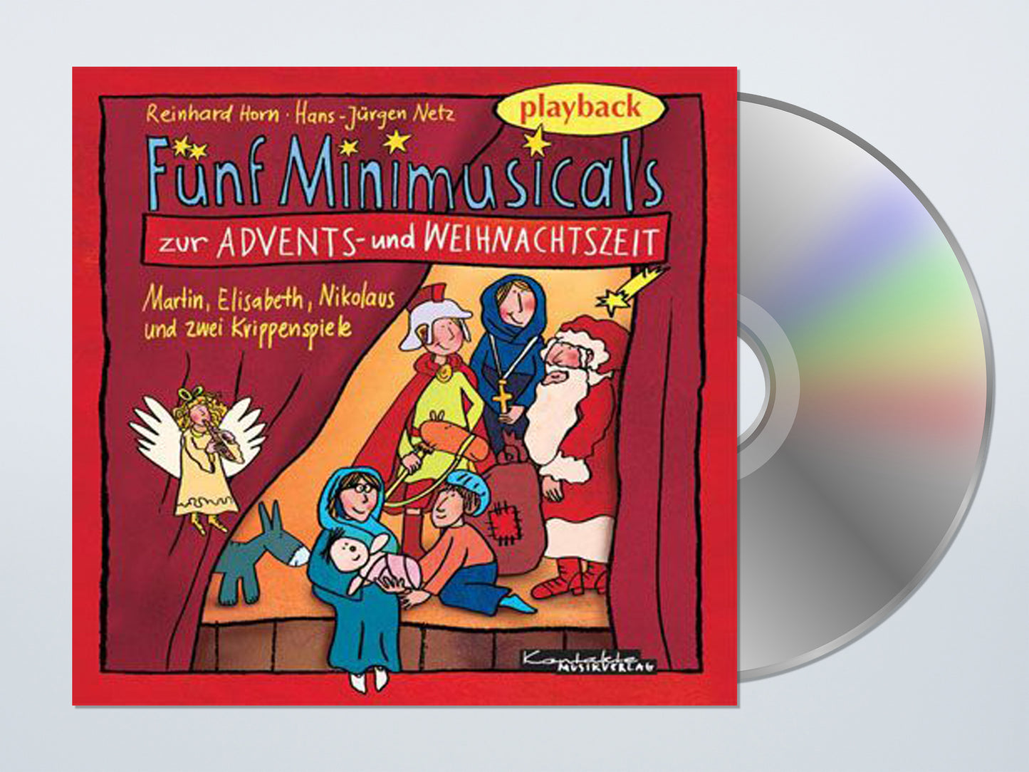 Fünf Minimusicals zur Advents- und Weihnachtszeit (Playback-CD)
