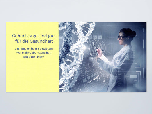 Geburtstagskarte Gesundheit (20 Stück)