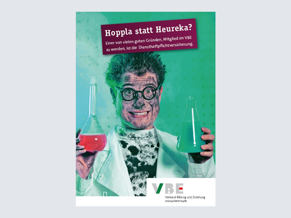 Beitrittskarte: Hoppla statt Heureka