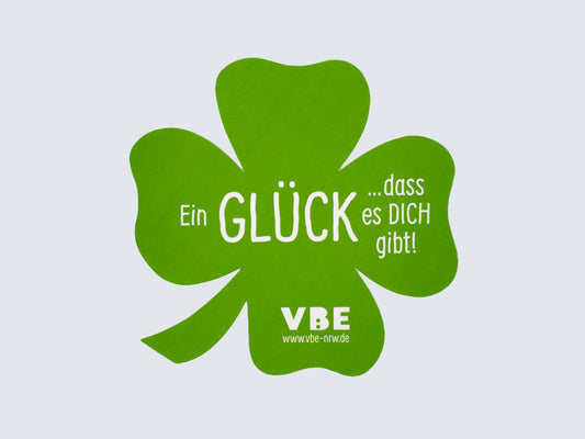 Postkarte Kleeblatt (100 Stück)