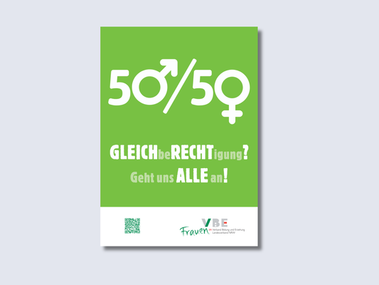 Postkarte Gleichberechtigung (100 Stück)