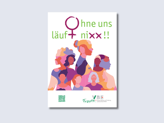 Postkarte Ohne uns läuft nixx (100 Stück)