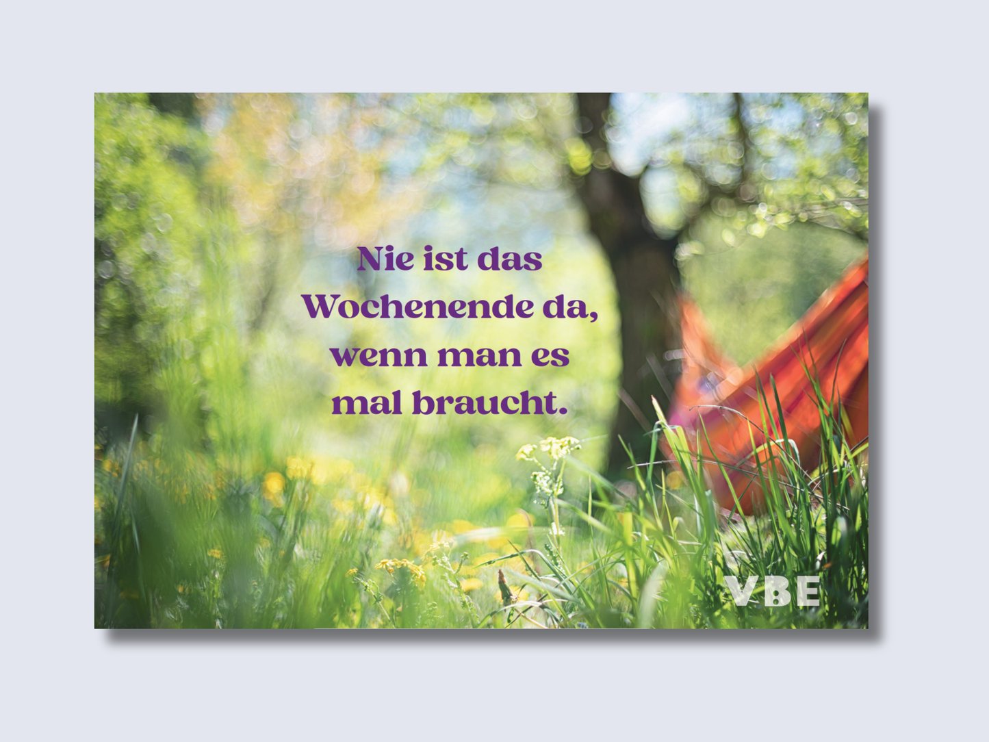 Postkarte Wochenende (100 Stück)