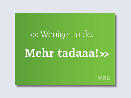 Postkarte Tadaaa (100 Stück)