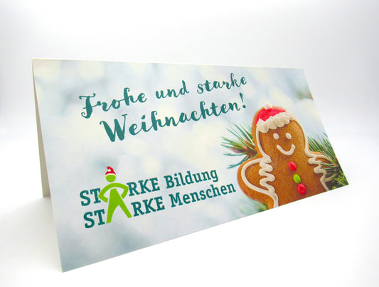 Weihnachtskarte Lebkuchen (20 Stück)